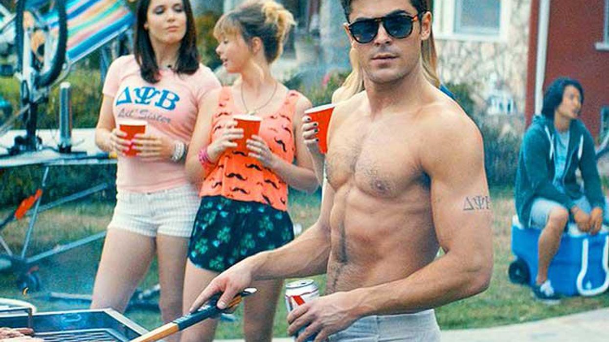 sexy celebrity at the grill