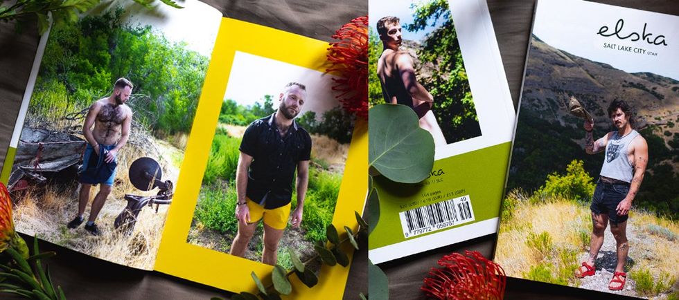 sexy gay men magazine Elska Salt Lake City photo spreads