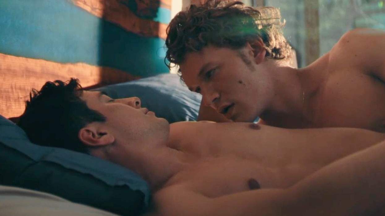 Shane and Ilya in bed