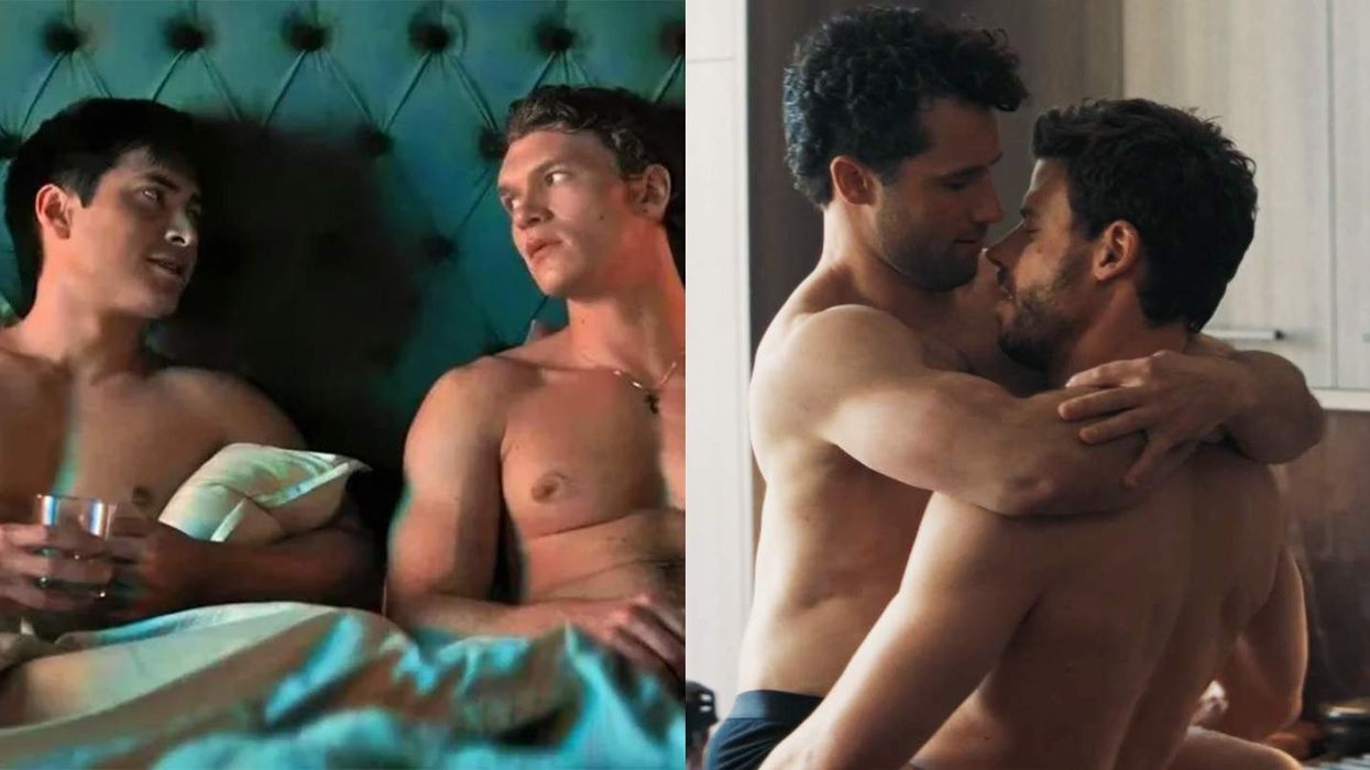 Shane Hollander and Ilya Rozanov and Kip Grady and Scott Hunter in 'Heated Rivarly.'