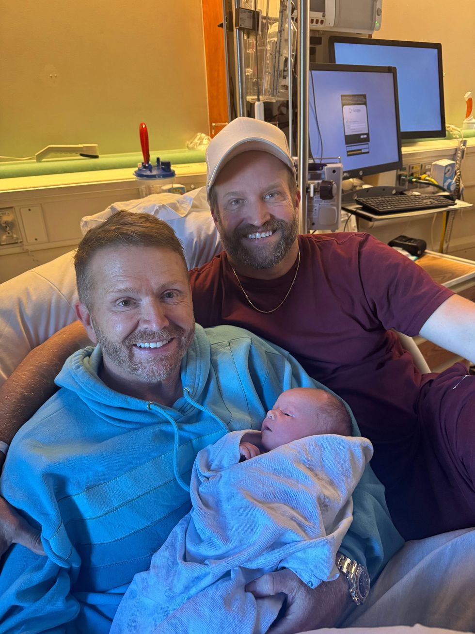 Shane McAnally and Michael Baum welcome their third child.