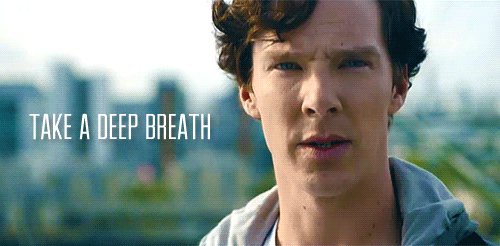 Sherlock breath gif