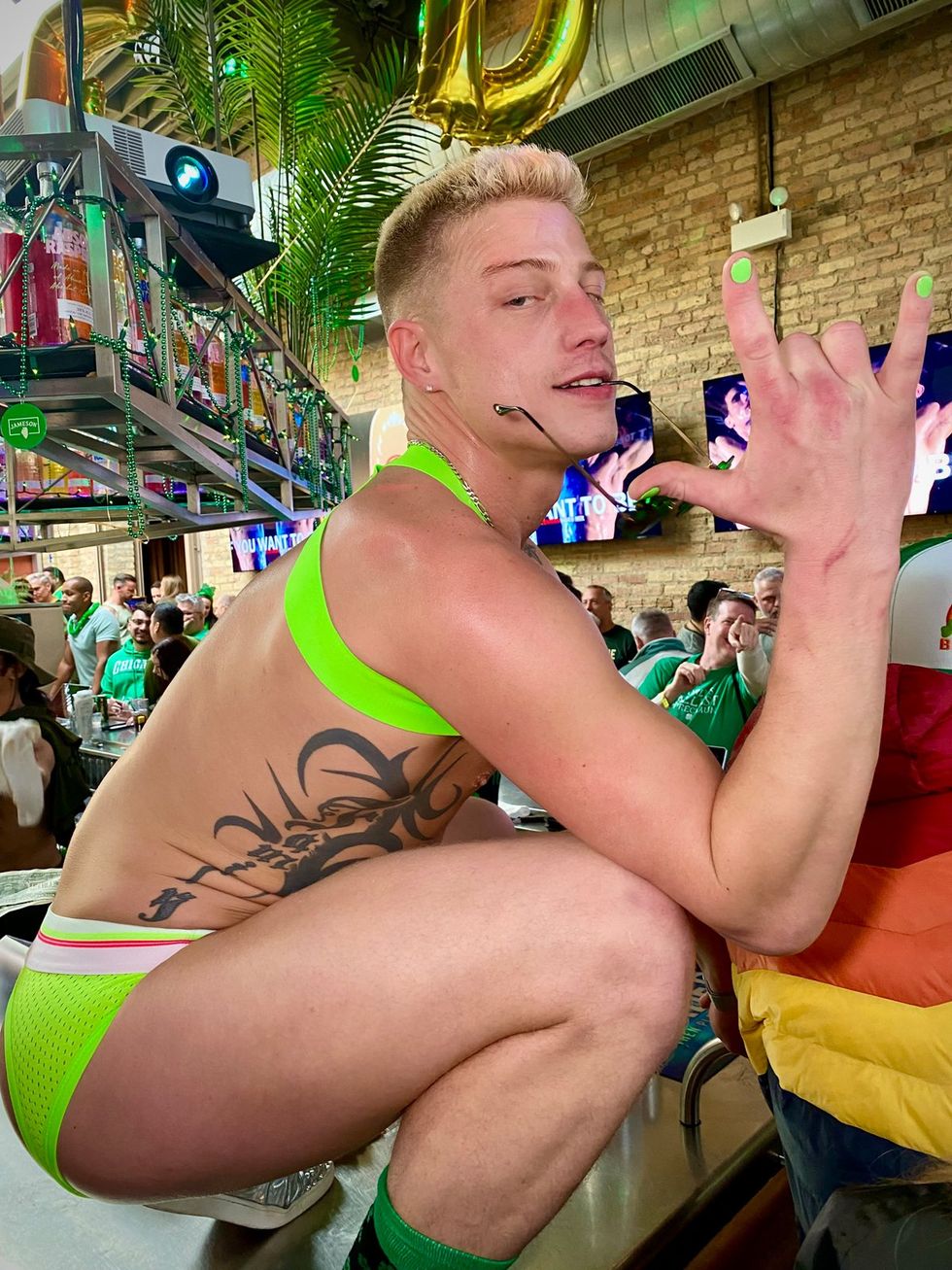 Sidetrack Chicago gay bar st patricks day weekend party 2024