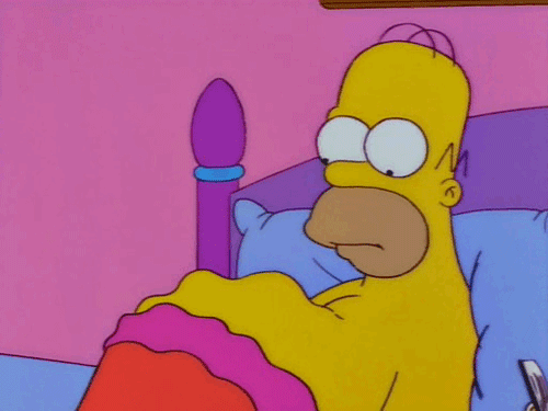 Simpson Stomach grumble gif
