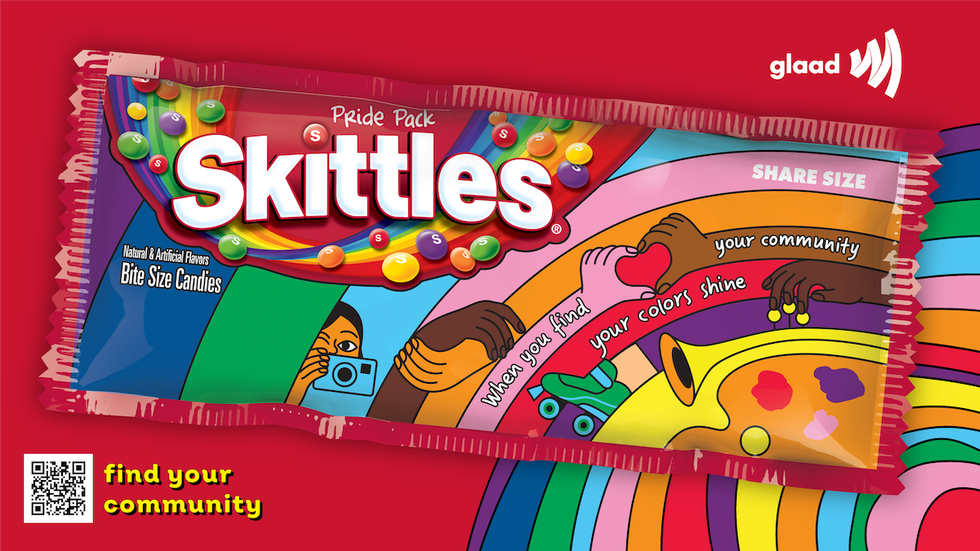 skittles pride pack candy