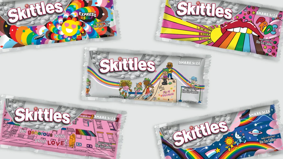 Skittles Pride packs