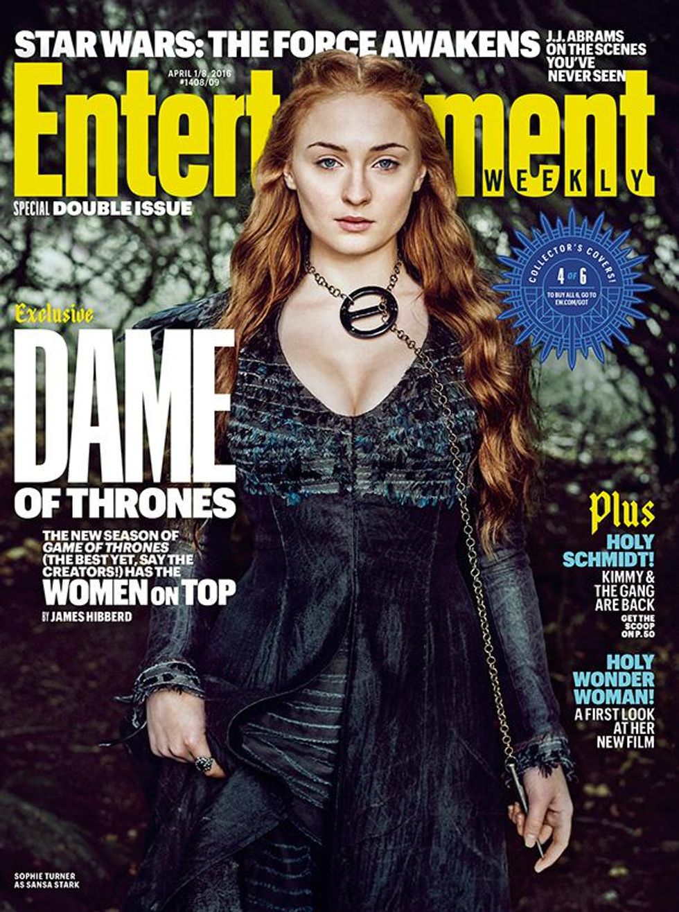 Sophie Turner as Sansa Stark