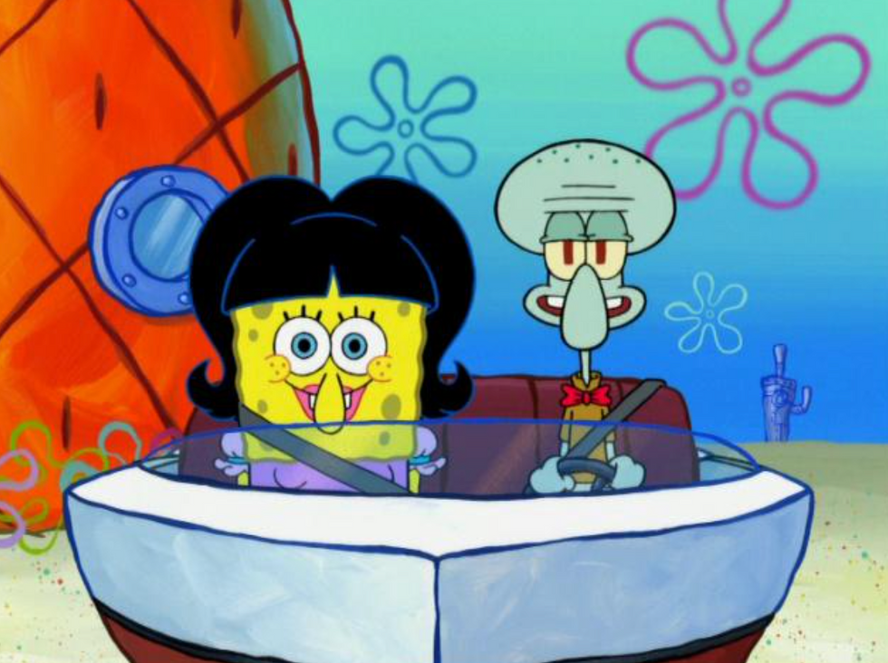 spongebob and squidward