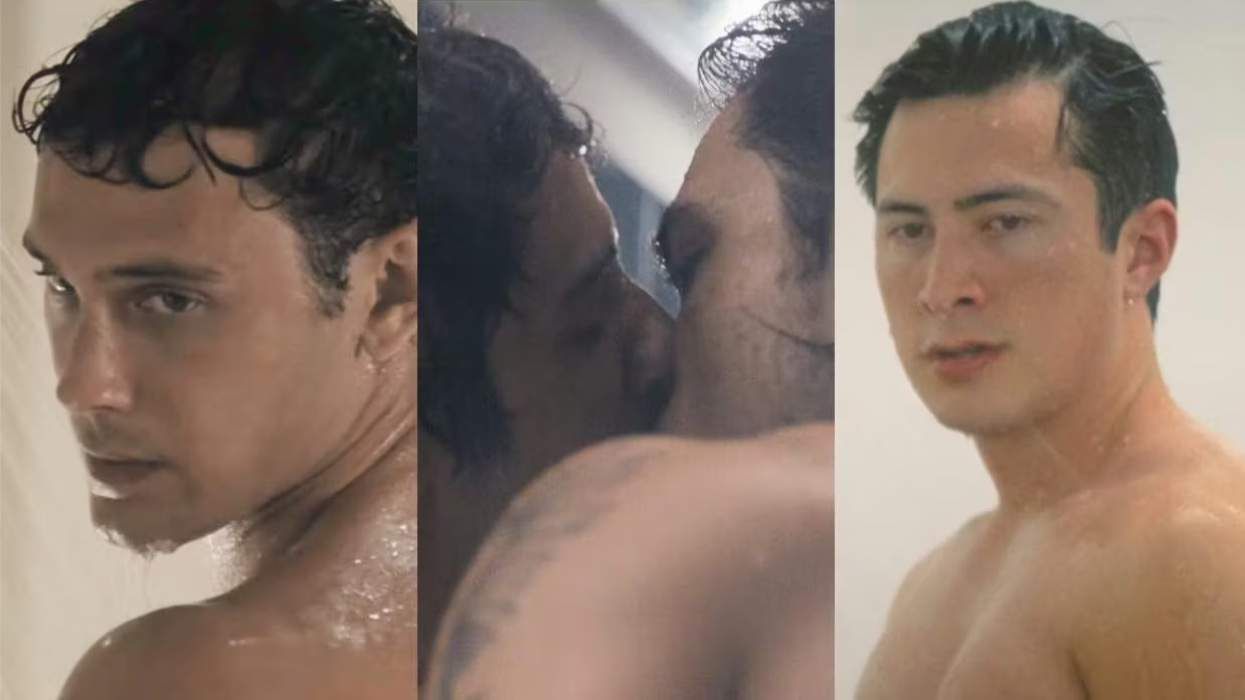 Steamy gay shower scenes: Monsters: The Lyle and Erik Menendez Story; Olympo; Heated Rivalry