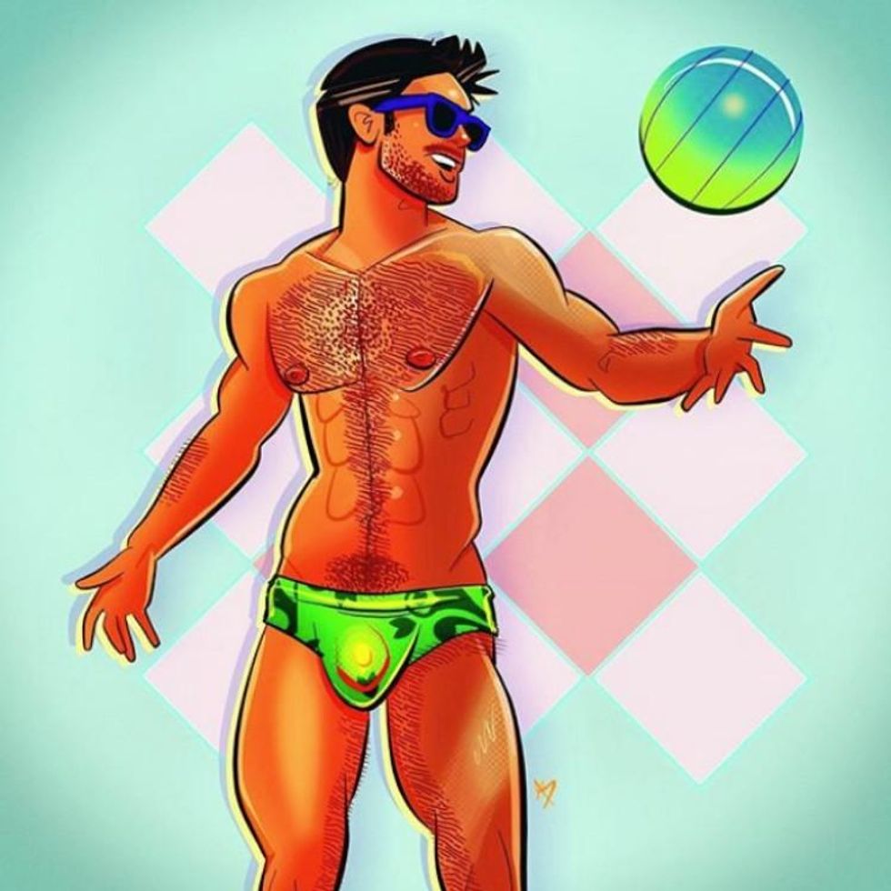 Stud Sketch Gay Instagram Artist