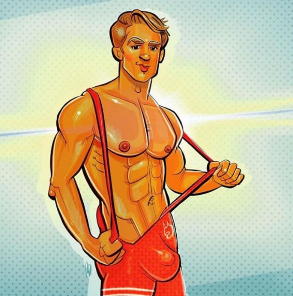 Stud Sketch Gay Instagram Artist