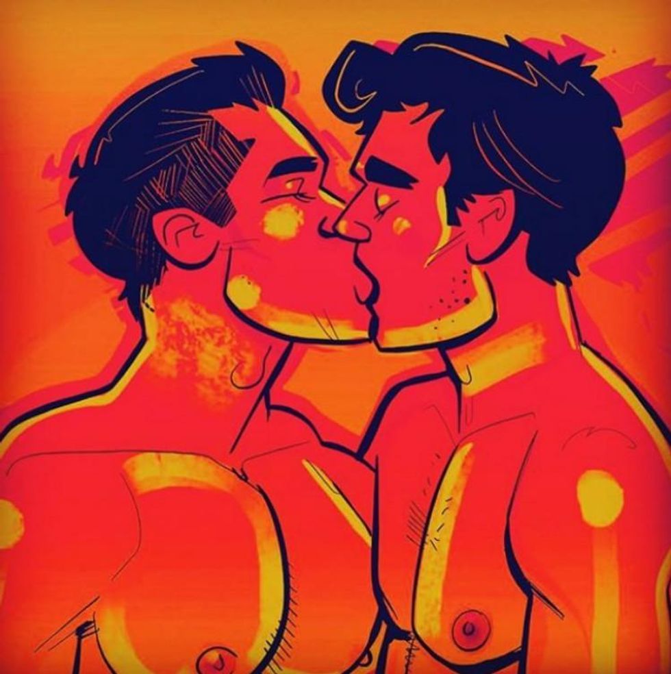 Stud Sketch Gay Instagram Artist