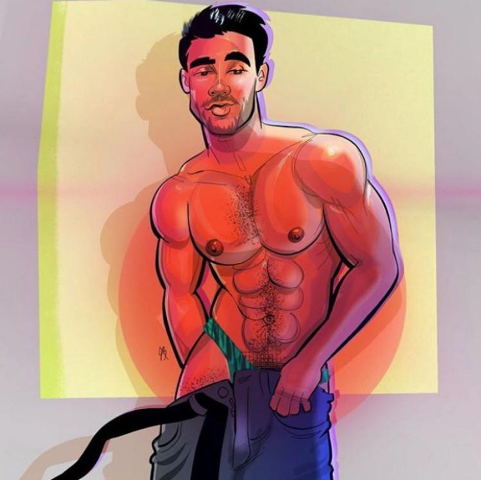 Stud Sketch Gay Instagram Artist