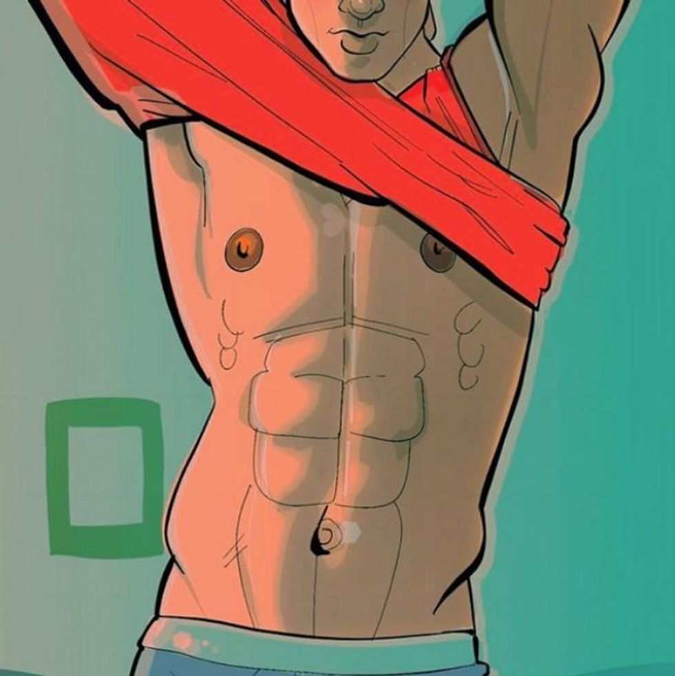 Stud Sketch Gay Instagram Artist