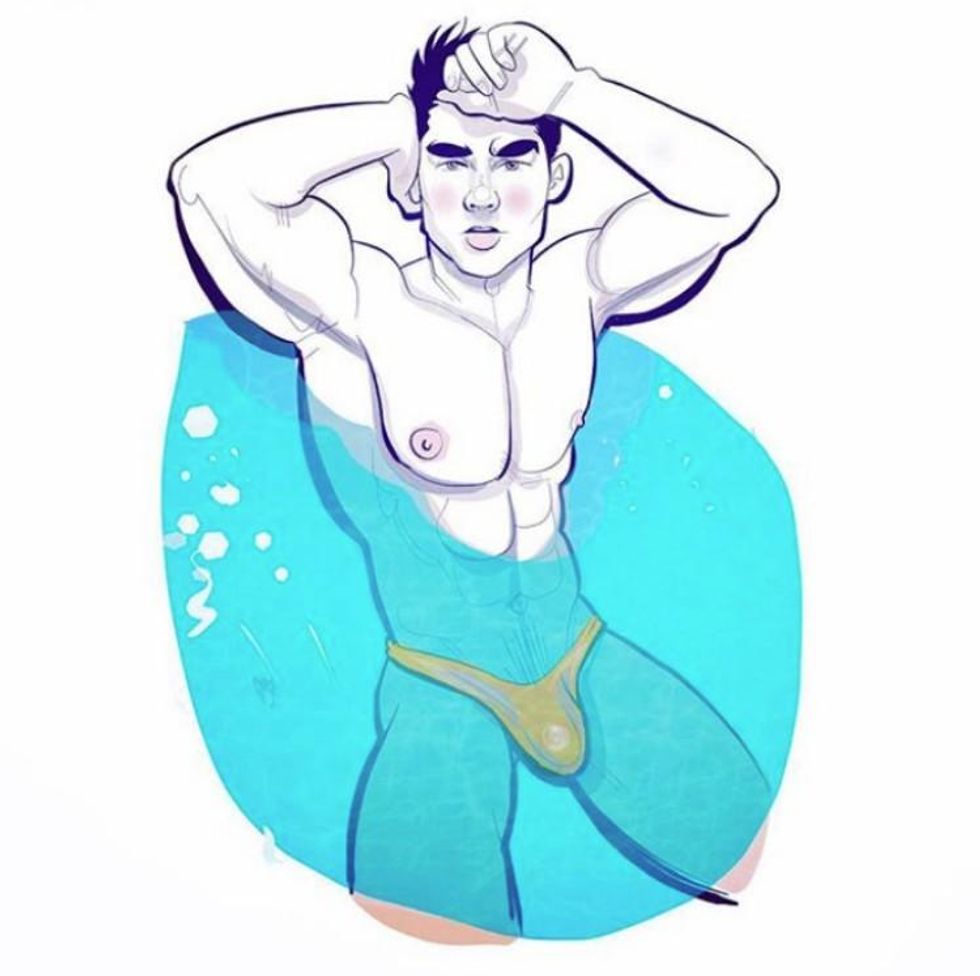 Stud Sketch Gay Instagram Artist