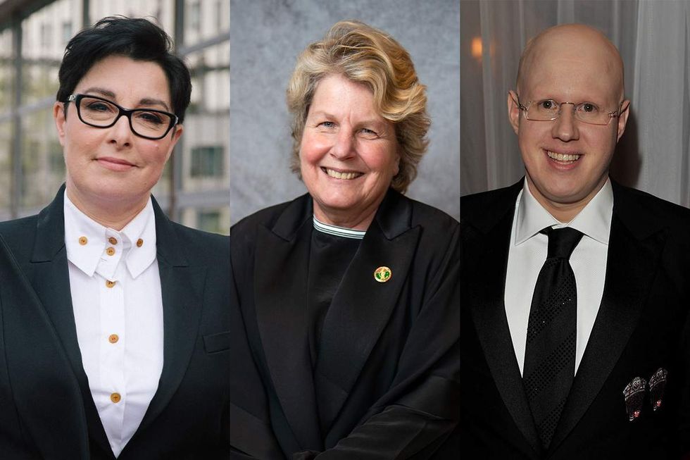 Sue Perkins, Sandi Toksvig, and Matt Lucas