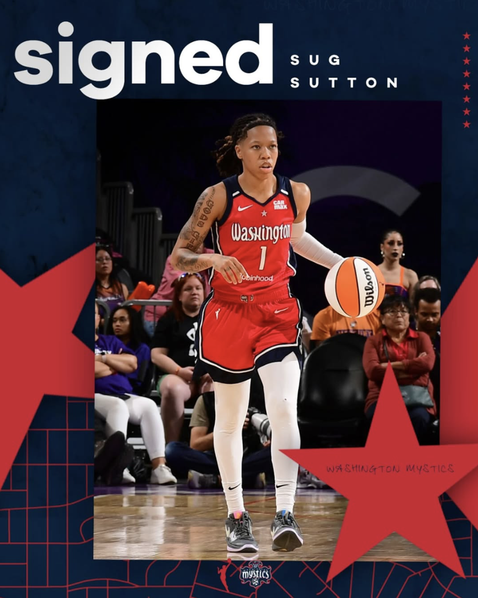 Sug Sutton photo gallery queer women 2025 WNBA womens professional basketball league