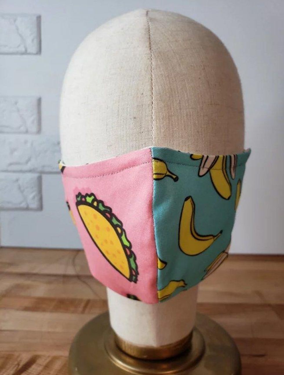 Tacos and Bananas Face Mask