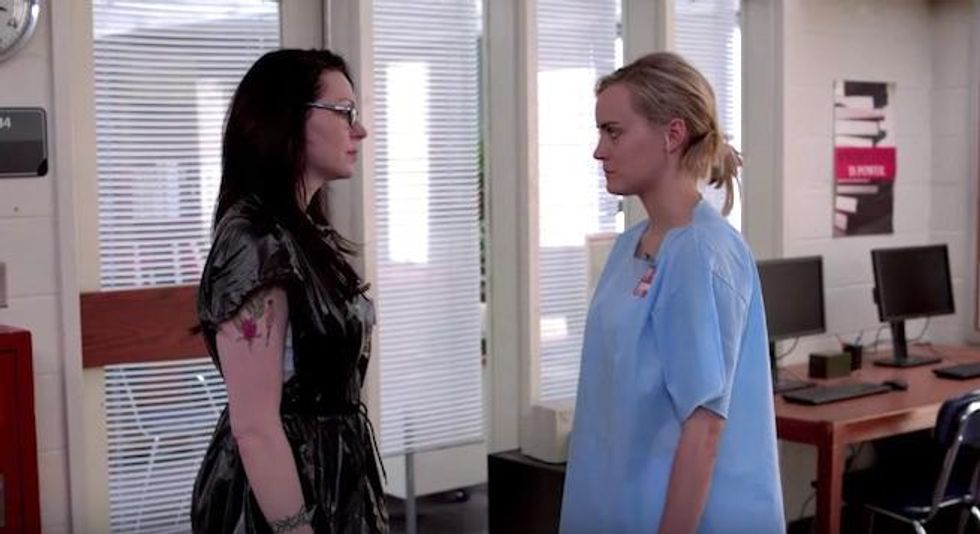 Taylor Schilling and Laura Prepon