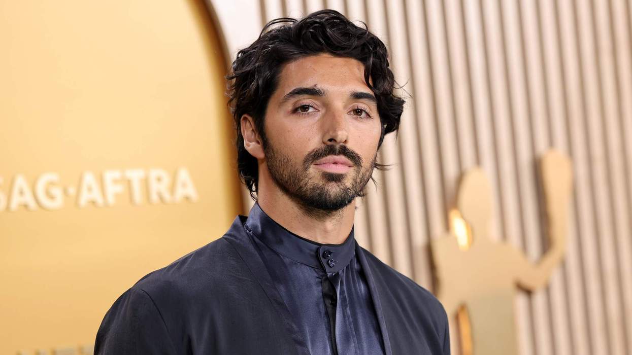 Taylor Zakhar Perez attends the 31st Annual Screen Actors Guild Awards.