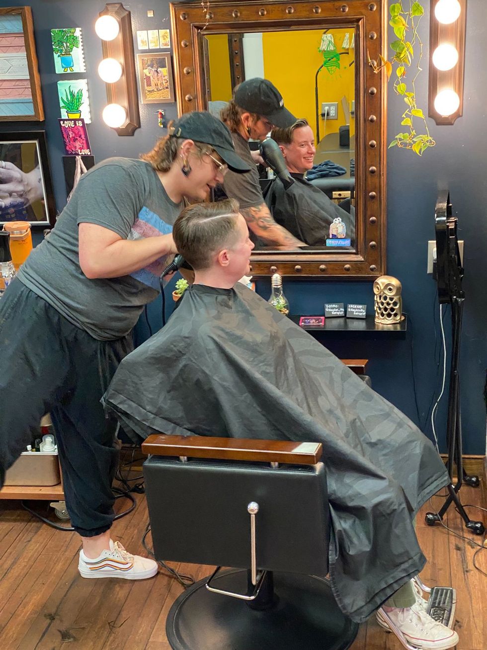 TDOV 2024 Autonomy Salon and Wellness RVA Gender Affirming Haircut Fundraiser
