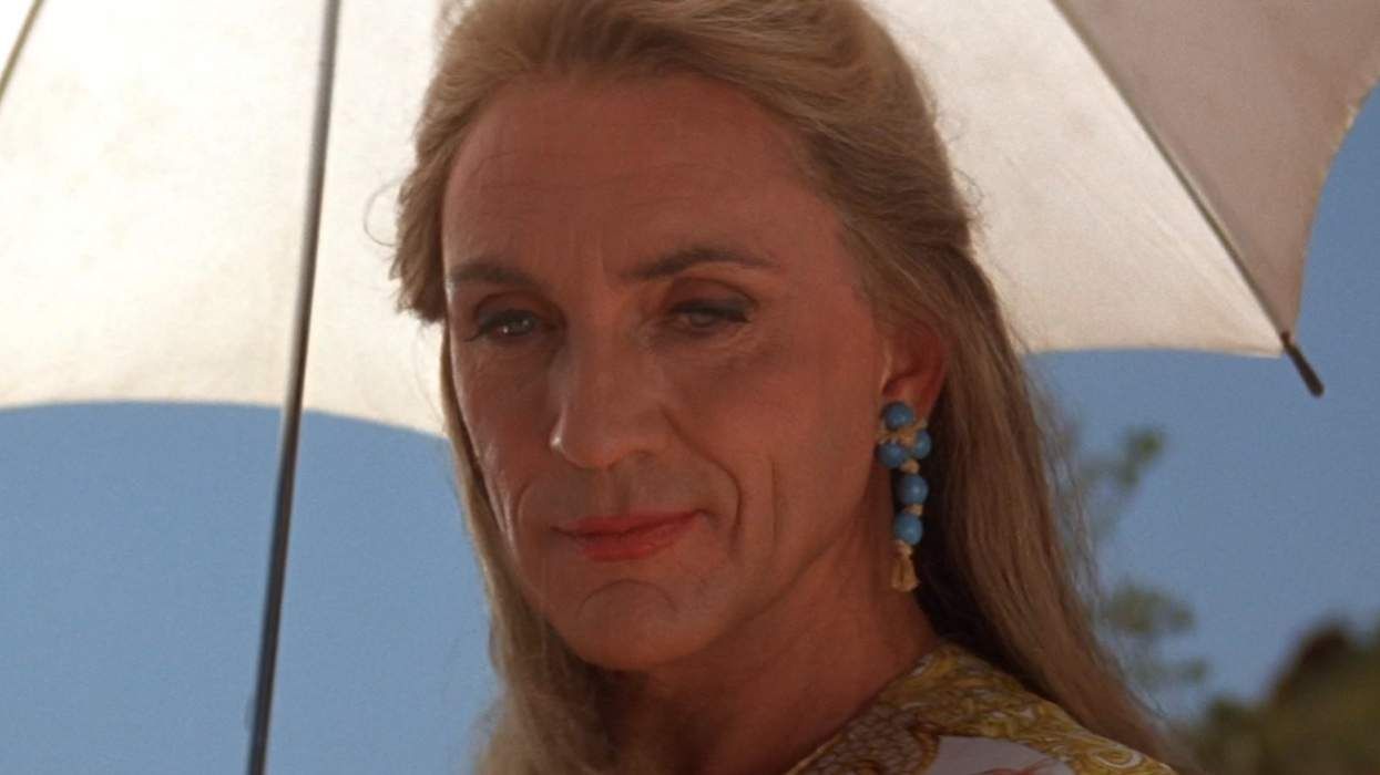 Terence Stamp as Bernadette in The Adventures of Priscilla, Queen of the Desert