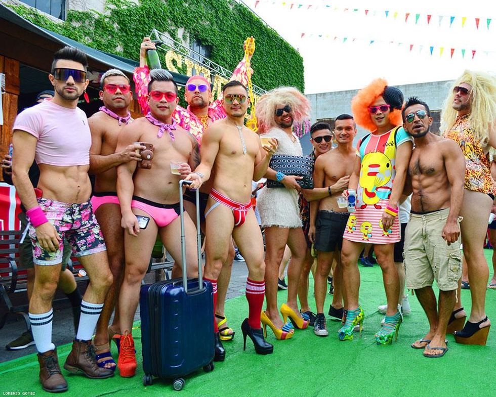 The 9-year anniversary of Summertramp made a big splash in Downtown LA!