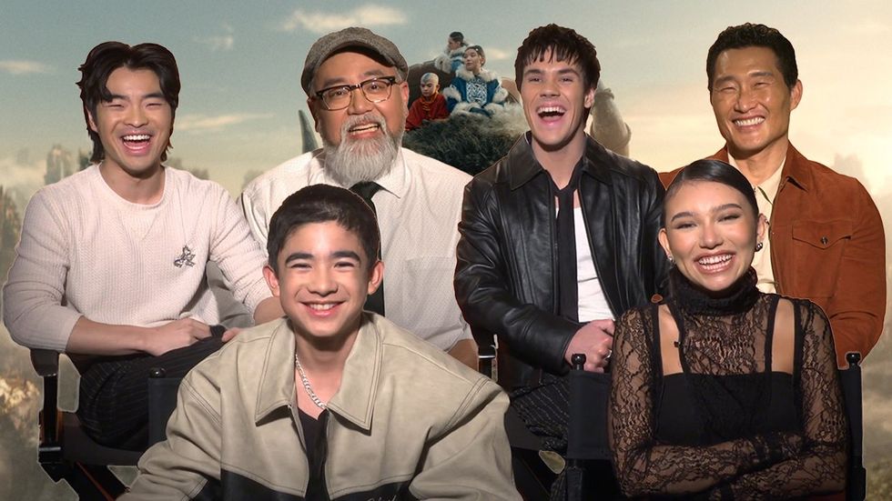 The cast of Avatar the Last Airbender