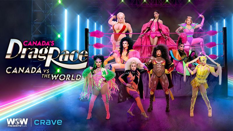 The cast of Canada's Drag Race vs the World