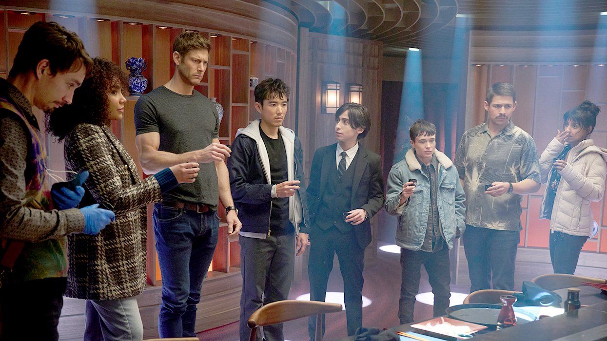 the cast of The Umbrella Academy