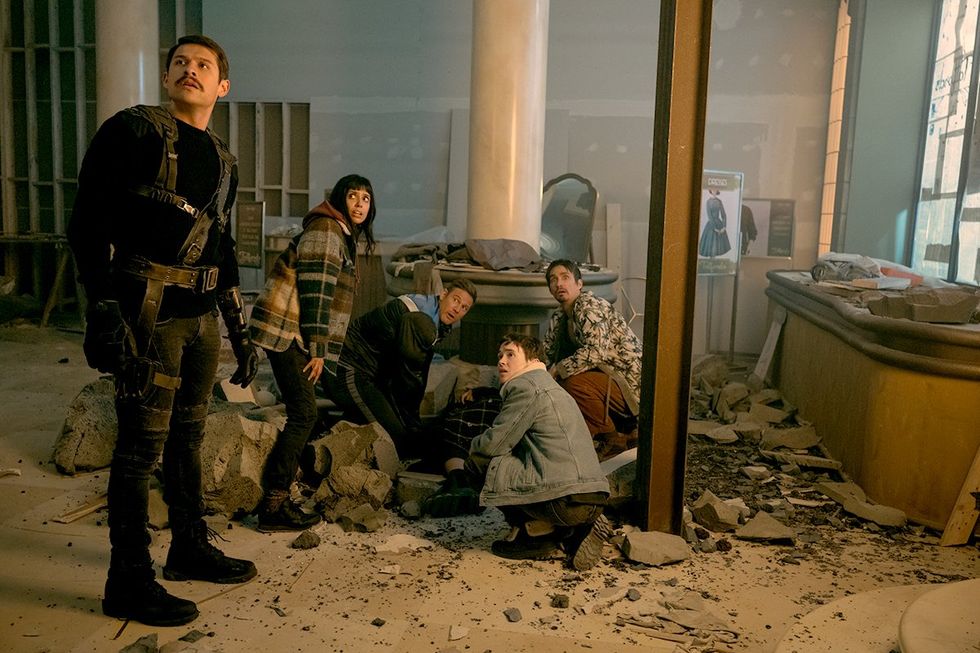 the cast of The Umbrella Academy