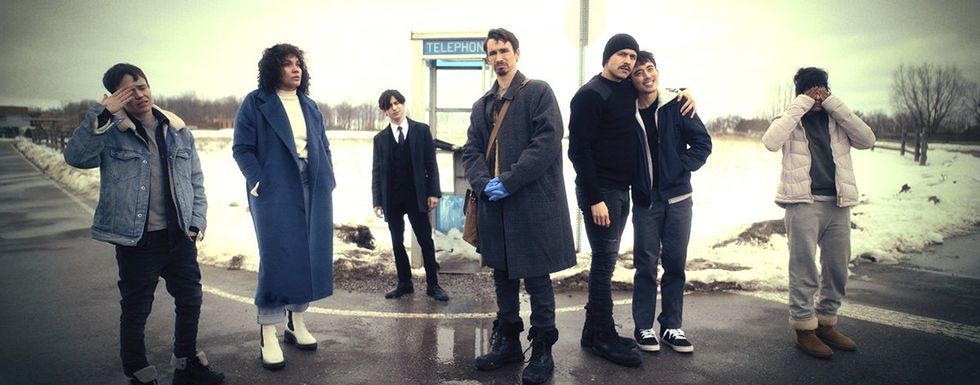 the cast of The Umbrella Academy