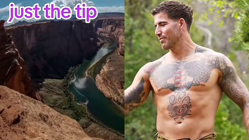 The Grand Canyon and TikTok star Thoren Bradley.