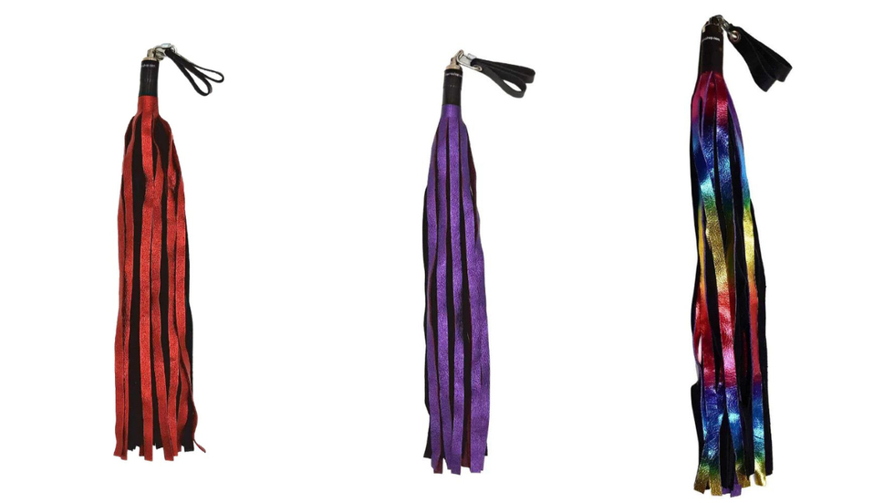 THE KINK SHOP - METALLIC FLOGGER