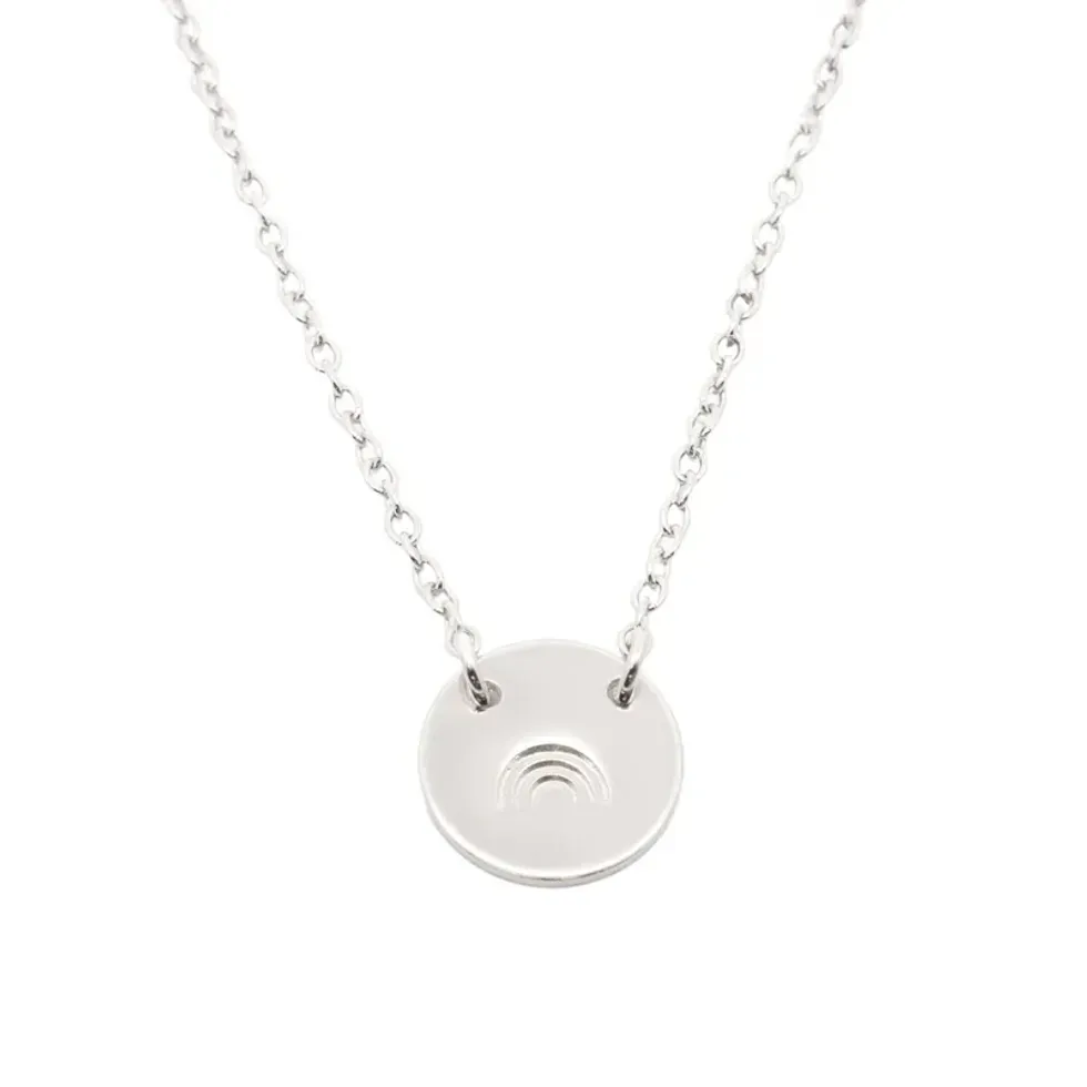 THE NASHELLE SPLIT CHAIN RAINBOW NECKLACE: SHOP ON SALE NOW STARTING AT $37.80.