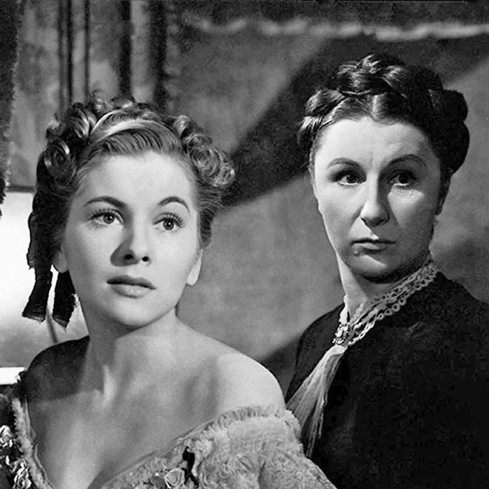 The second Mrs. De Winter and Mrs. Danvers in Rebecca