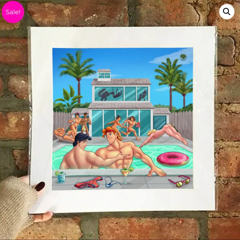 THE WERKROOM - POOL PARTY PRINCES POSTER