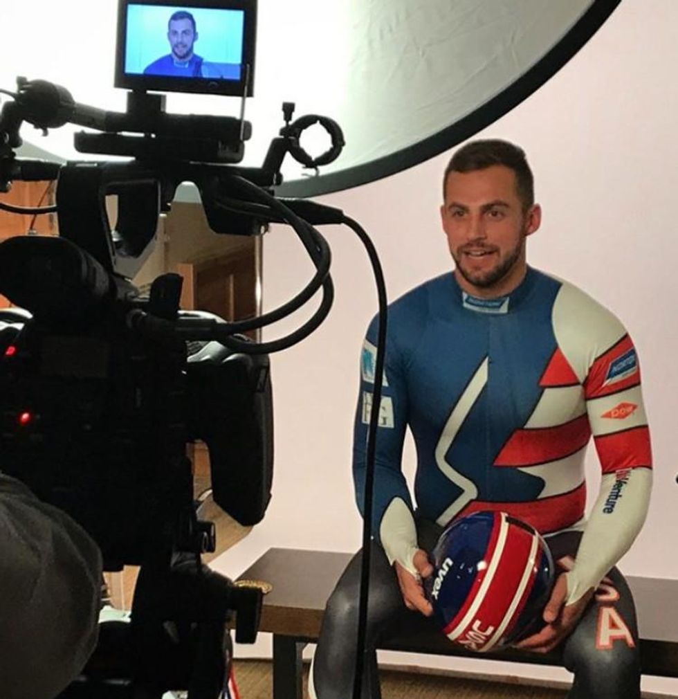 These 15 Photos of Chris Mazdzer Suddenly Make Us Luge Fans
