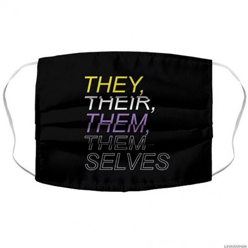 They Their Them Themselves Face Mask