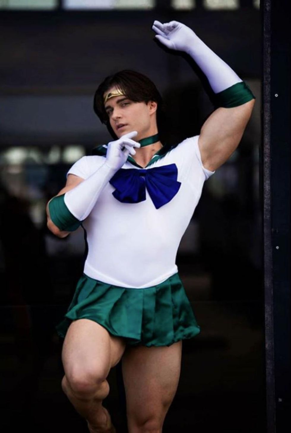 This Cosplayer Doesn't Care What Haters Think of His Sailor Neptune Look