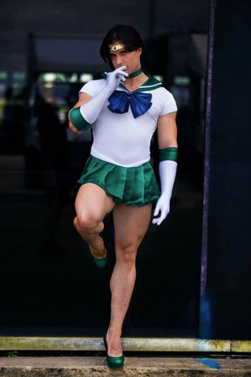 This Cosplayer Doesn't Care What Haters Think of His Sailor Neptune Look