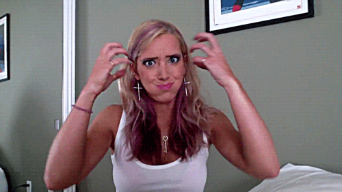 This is a GIF of Jenna Marbles.