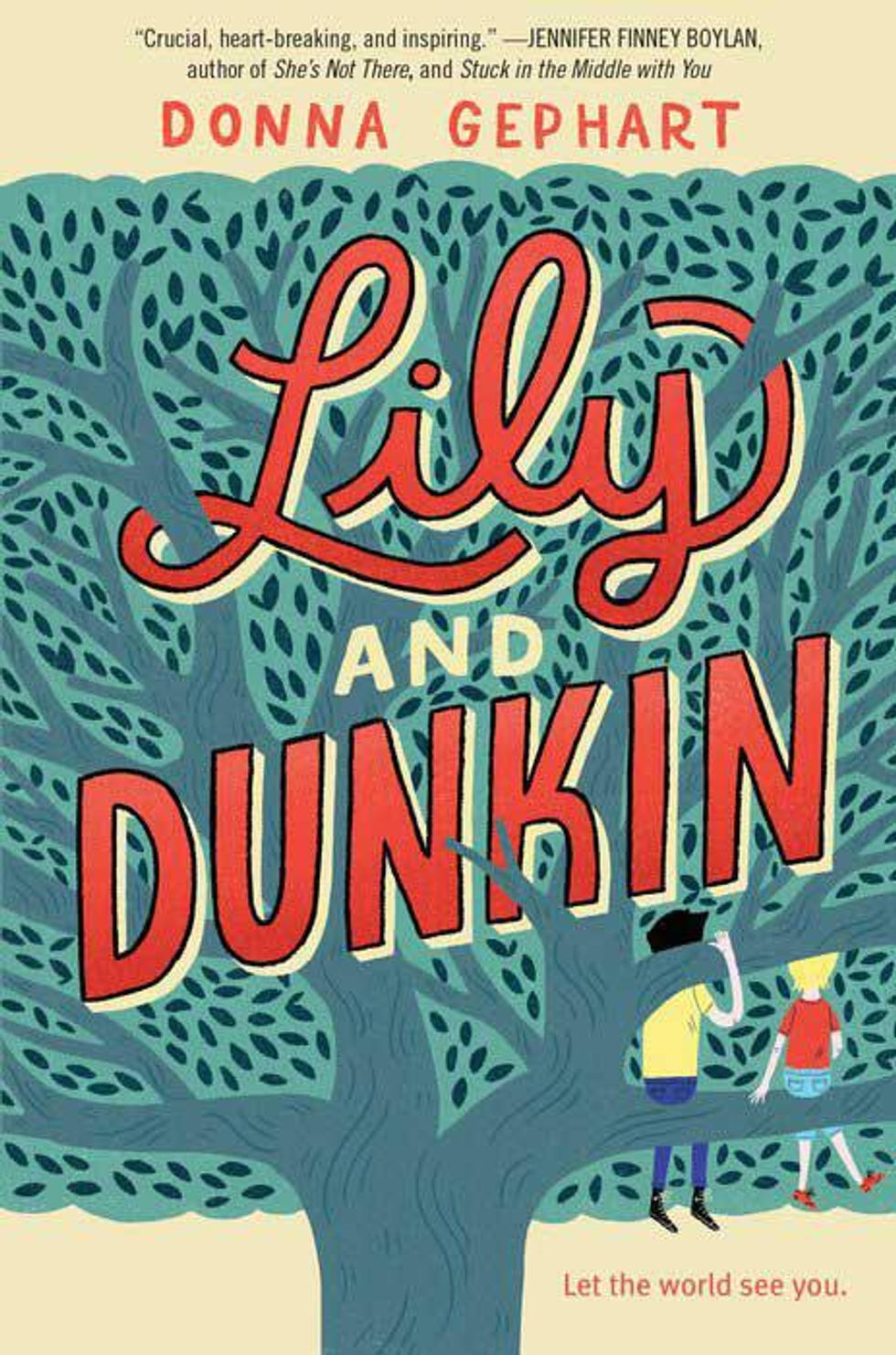 This is the cover of the book 'Lily and Dunkin'.