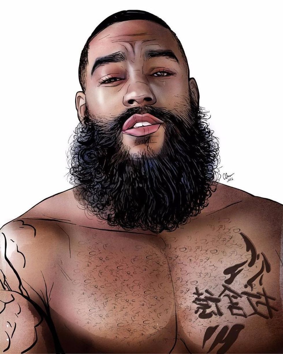 This Queer Artist's Illustrated Portraits Are STUNNING
