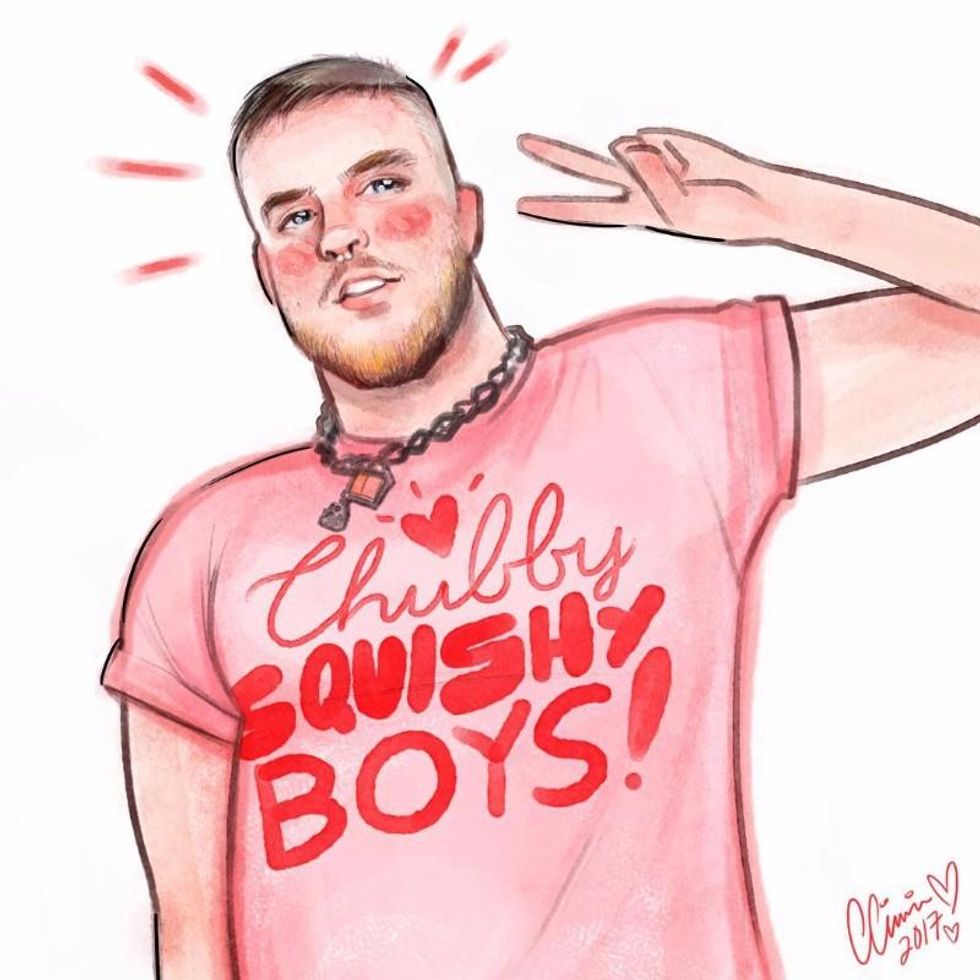 This Queer Artist's Illustrated Portraits Are STUNNING