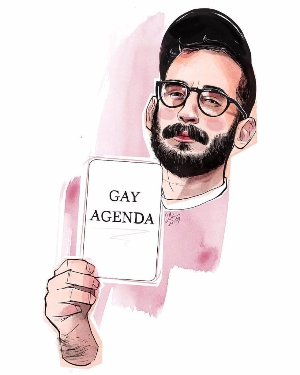 This Queer Artist's Illustrated Portraits Are STUNNING