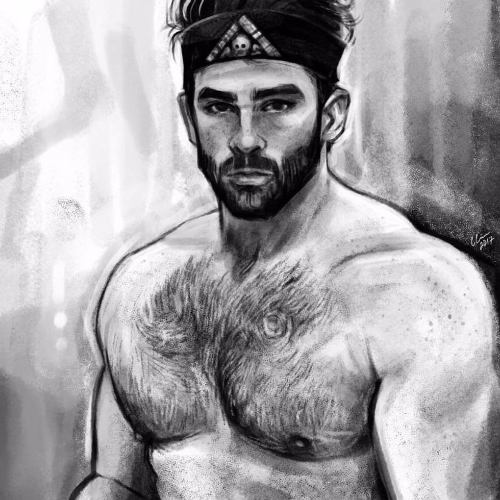 This Queer Artist's Illustrated Portraits Are STUNNING
