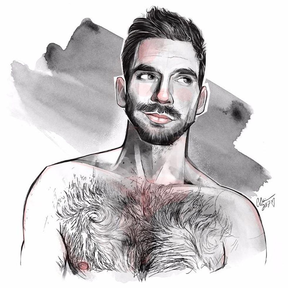 This Queer Artist's Illustrated Portraits Are STUNNING