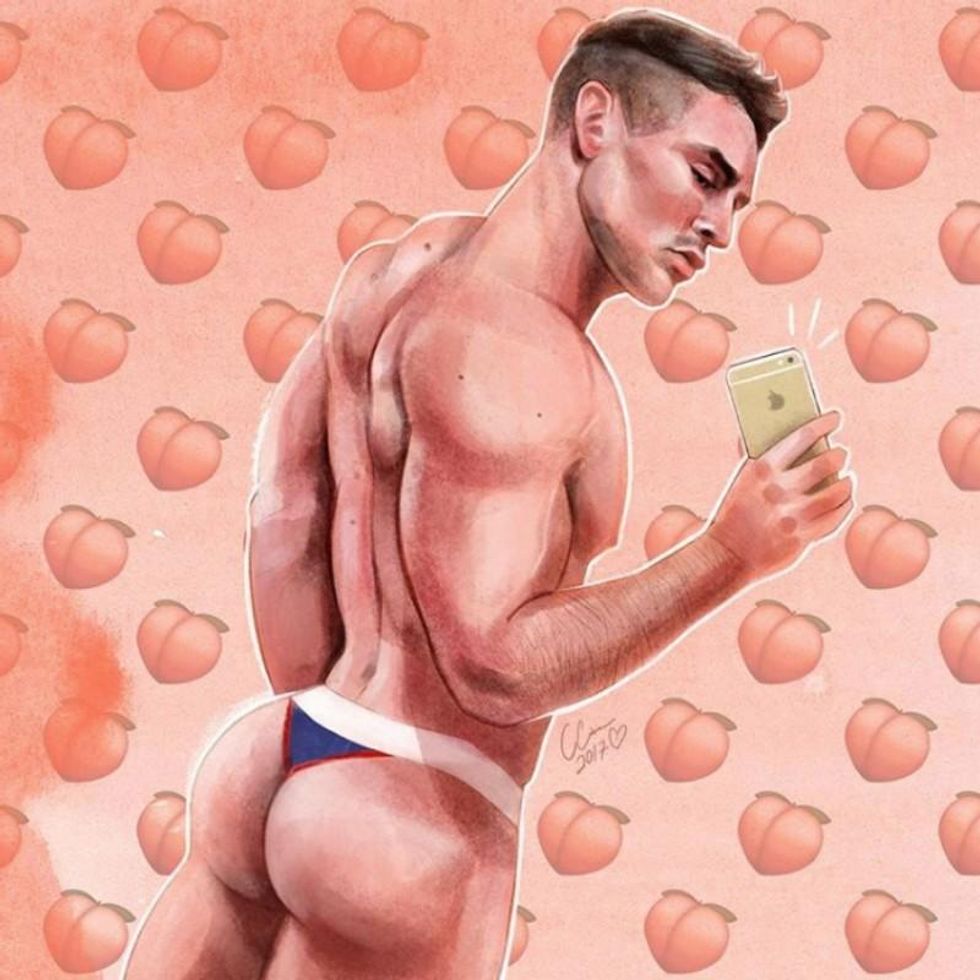 This Queer Artist's Illustrated Portraits Are STUNNING