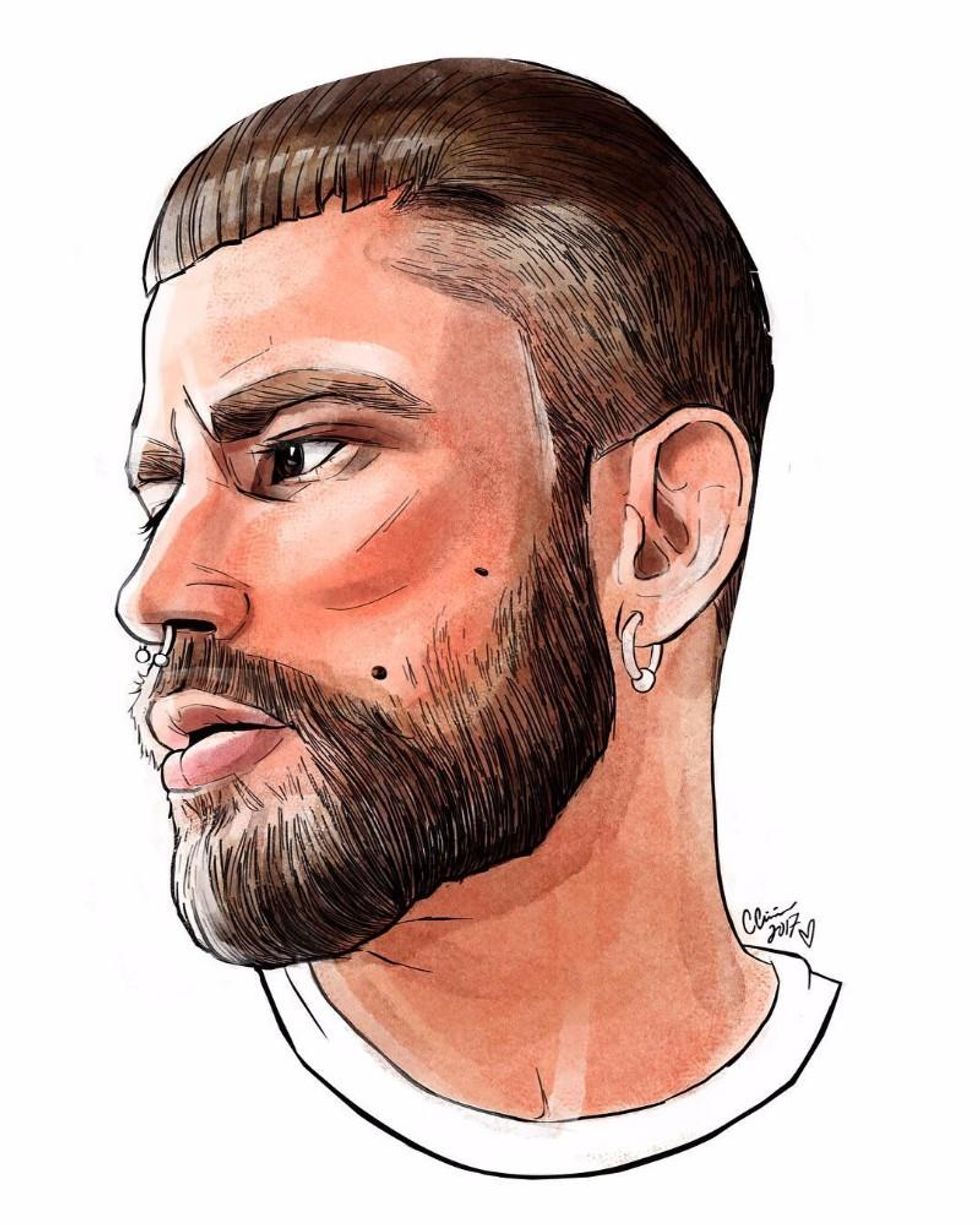 This Queer Artist's Illustrated Portraits Are STUNNING